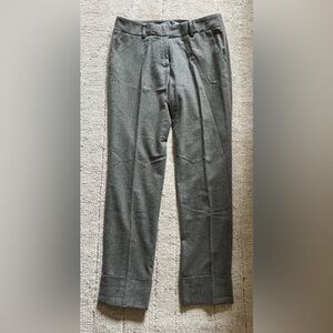 INTERMIX Gray pinstripe wool lined Pants US4